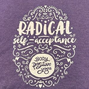 Radical Self-Acceptance Purple Tee